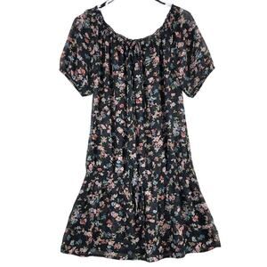 Rampage women's vintage Y2k floral top with elastic waist.